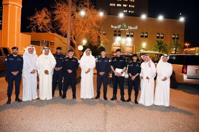 الأصفر يتفقد النقاط الأمنية في الحسينيات