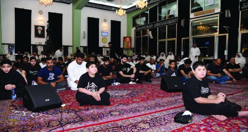 
جانب من حضور المجلس الحسيني في حسينية آل ياسين
