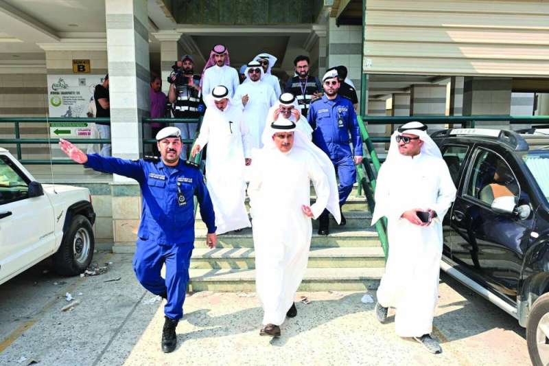 
الكشف على سرداب مخالف في السالمية