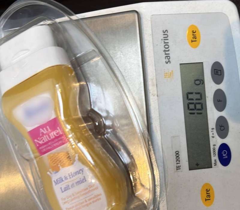 جانب من المضبوطات