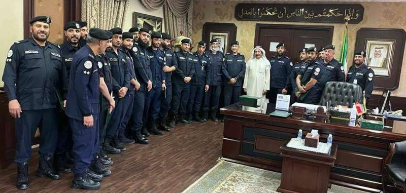 العجيل مع قوة شرطة المحاكم