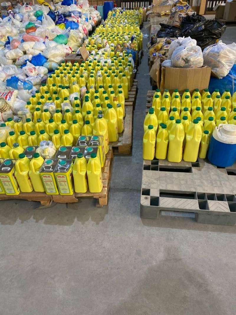 ضبط مواد تموينية مدعومة قبل تهريبها للخارج 