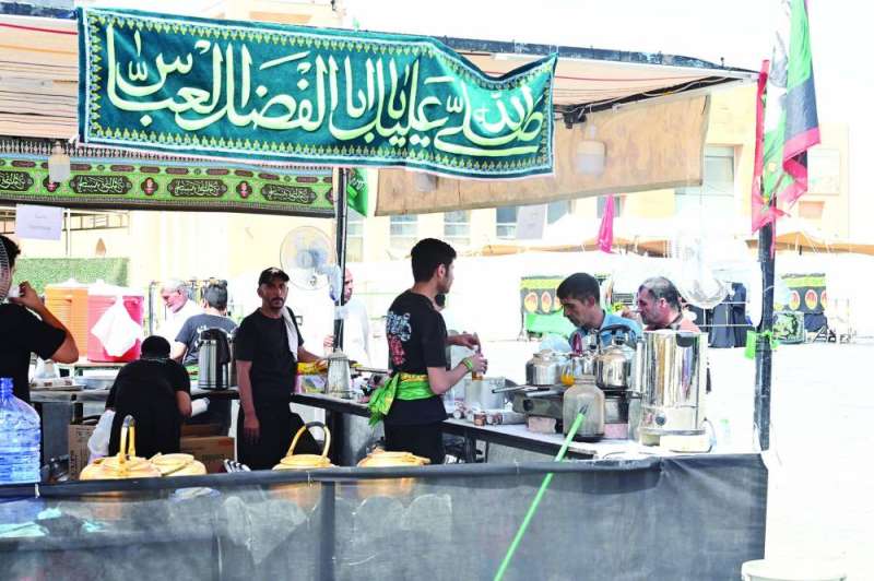 تقديم المشروبات