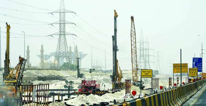 تحويلة مرورية أخرى ومنطقة تخزين