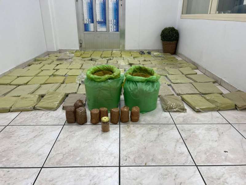 ضبط 140 كيلوغراما من مادة «القرطوم» المخدرة 
