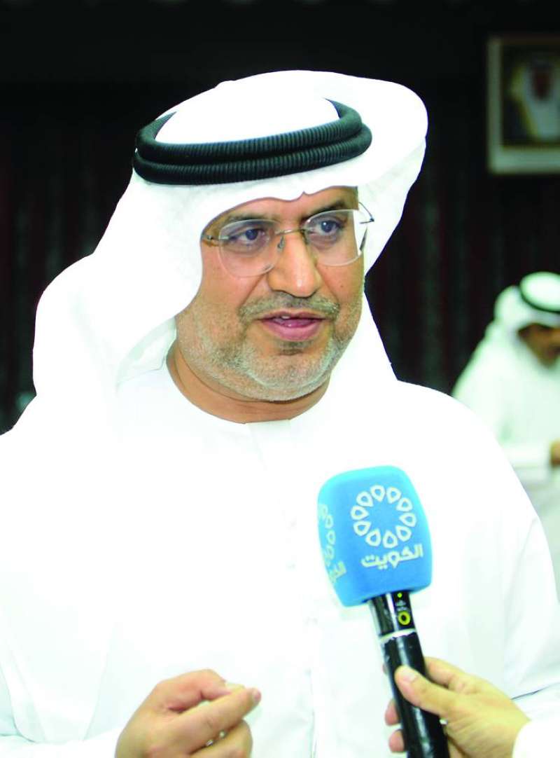  السفير الإماراتي مصرحاً خلال زيارته إلى الديوانية 