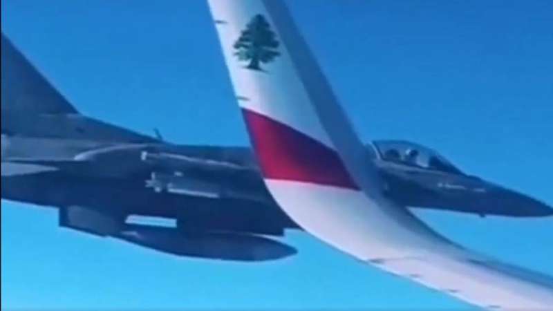 «إف - 16» تُلاحق الطائرة اللبنانية