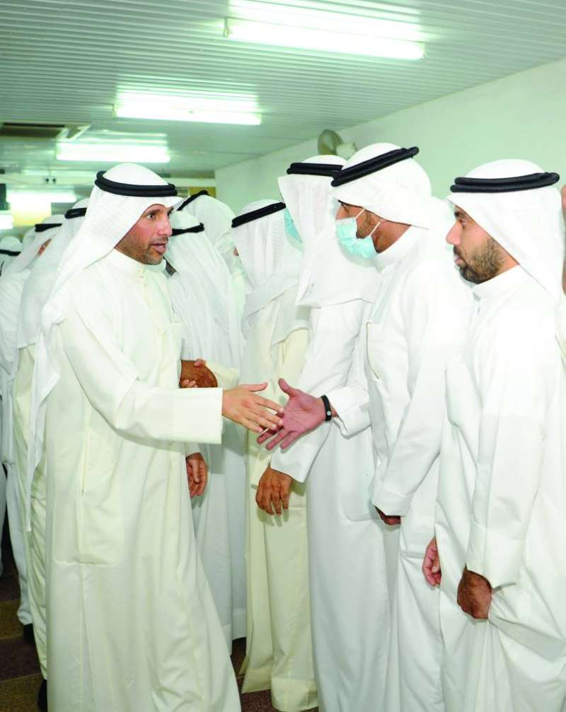 الغانم معزياً بالراحل