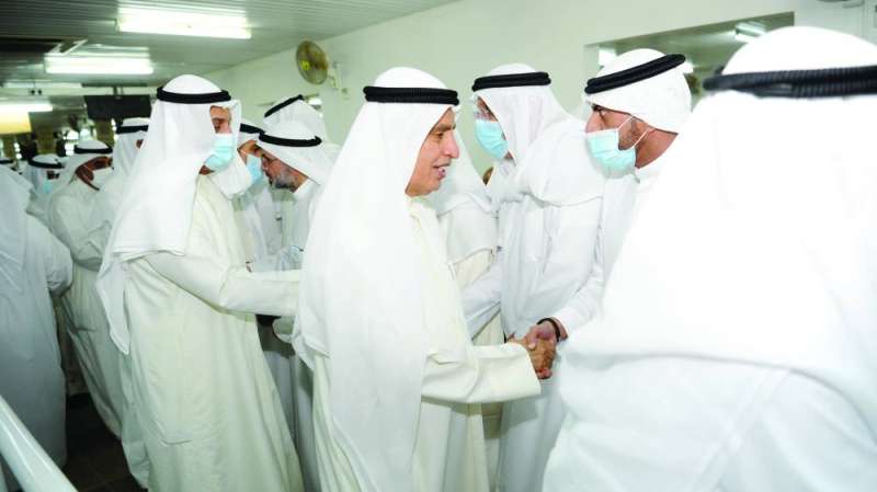 صالح الفضالة وبدر الحميضي يعزيان