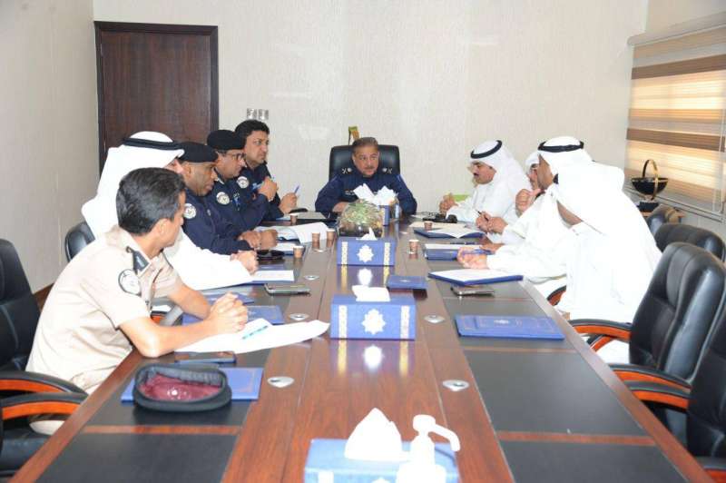 اللواء الصايغ مترئسا الاجتماع