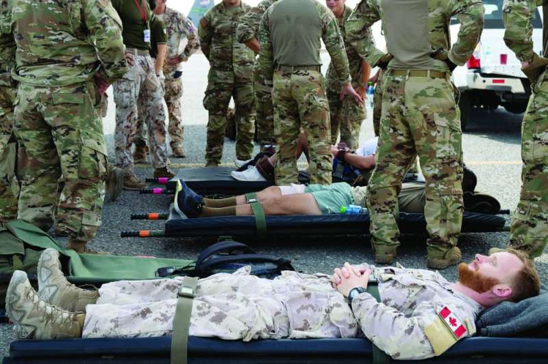 التعامل مع الإصابات في الموقع