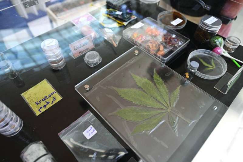 عرض لأنواع المخدرات 