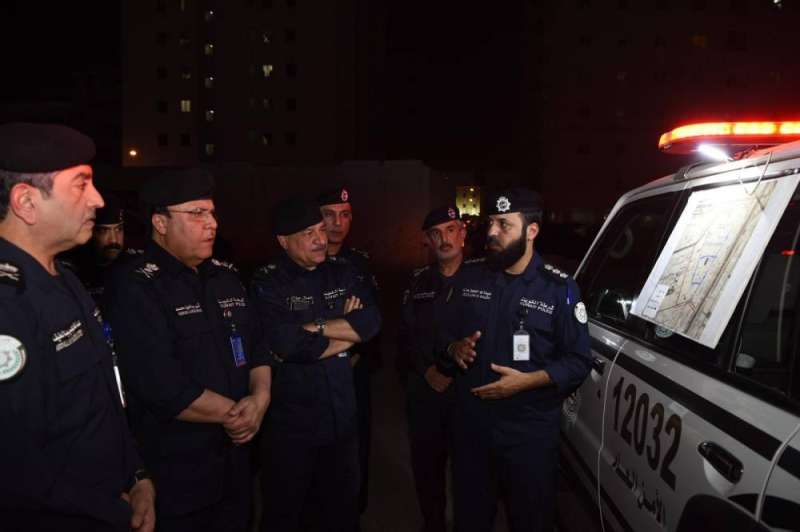 جانب من الحملة الأمنية بقيادة البرجس