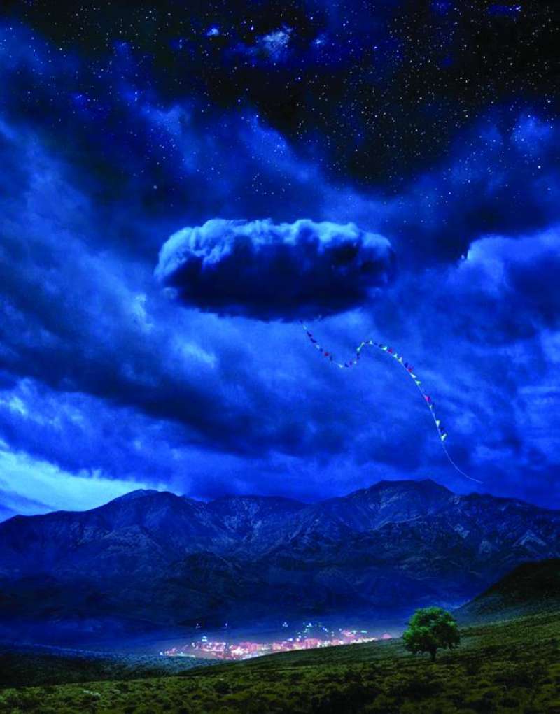 
السحابة التي اختبأ فيها الجسم الغريب