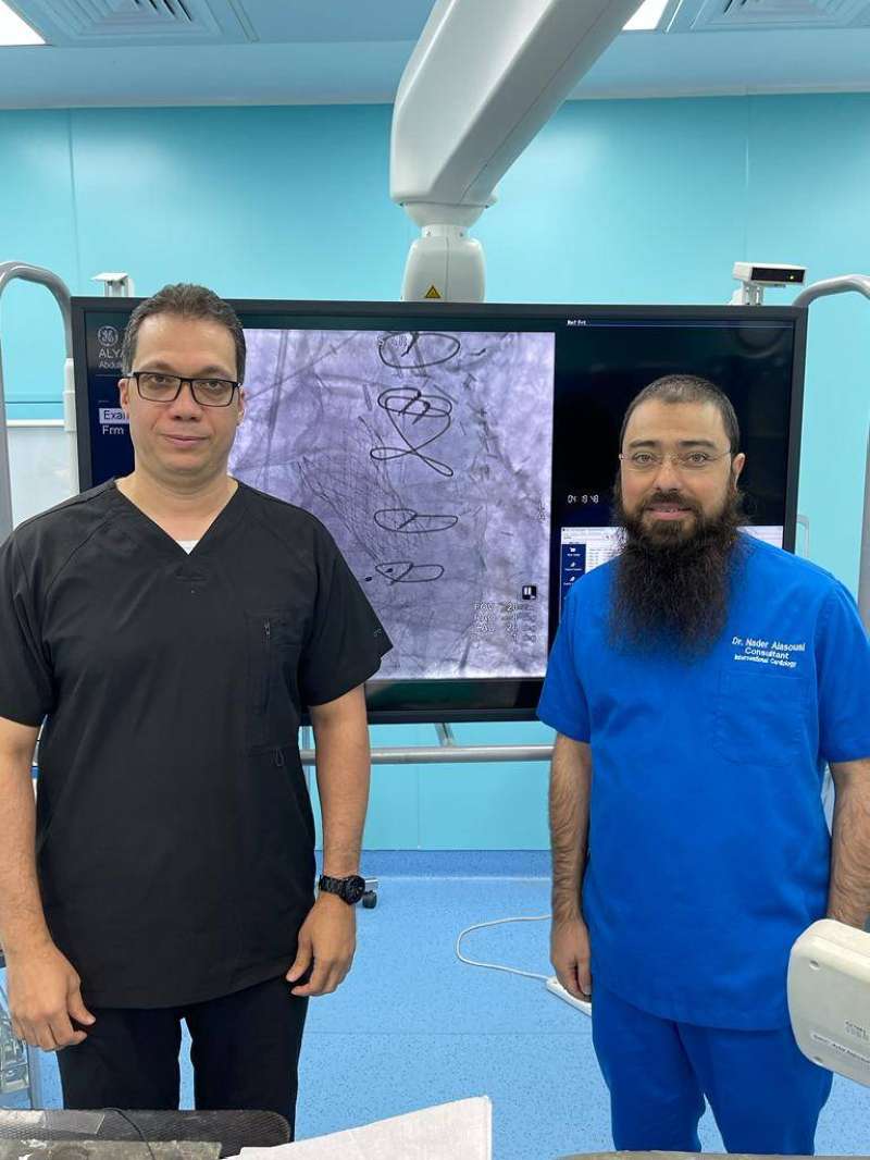  الدكتور نادر عيسى العسعوسي والدكتور أحمد سعيد طه  