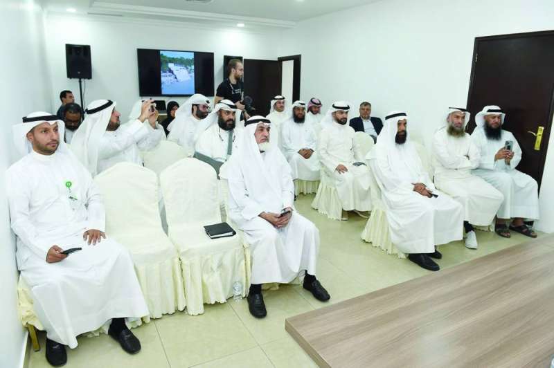 ممثلو الجمعيات الخيرية خلال إطلاق الحملة