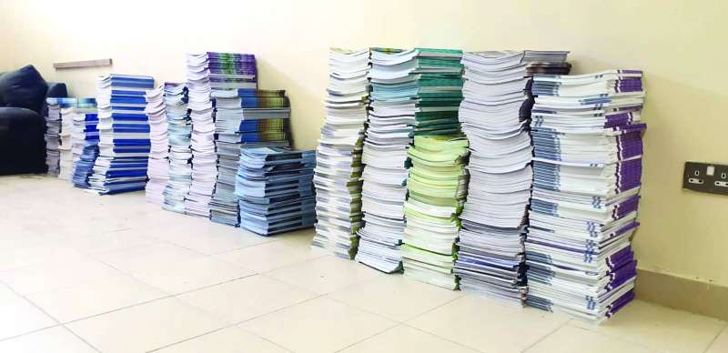 الكتب جاهزة للتوزيع