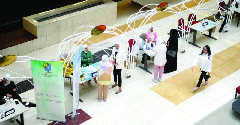 جانب من المعرض المصاحب للقاء التنويري