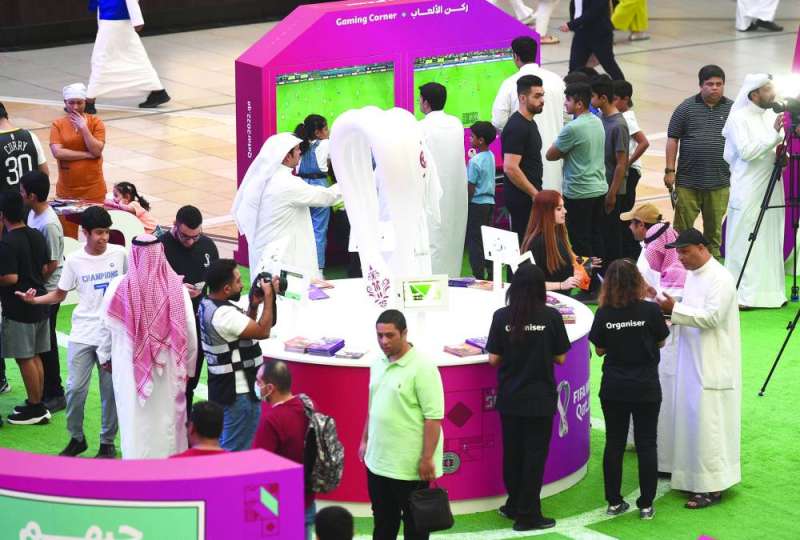 
حضور حاشد في موقع الحملة بالمجمع
