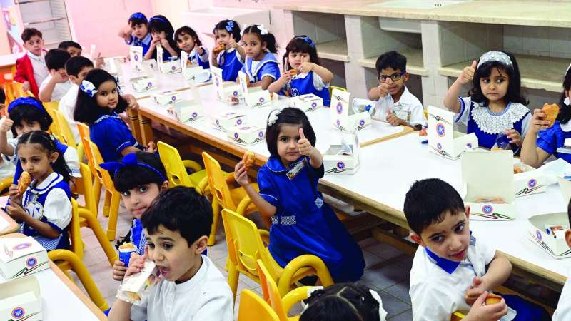 عودة الوجبات إلى رياض الأطفال	
