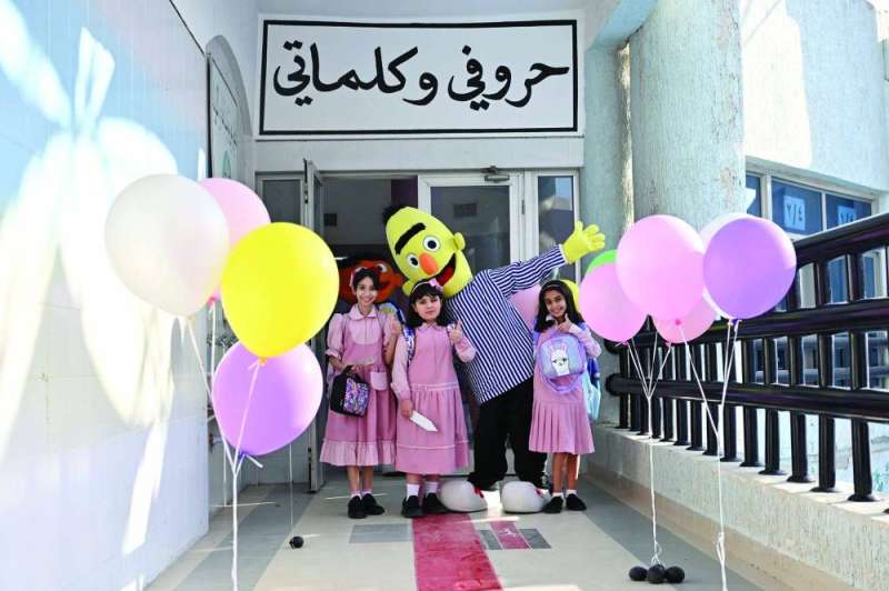 من أجواء استقبال الطلبة
