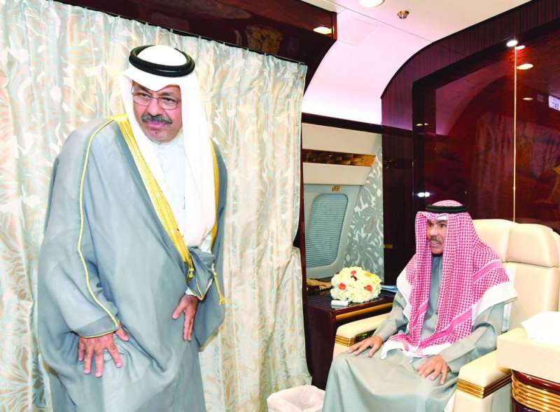 
 سمو الأمير وسمو الشيخ أحمد نواف الأحمد الصباح
