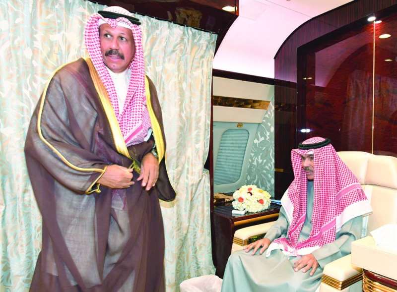 
 سمو الأمير والشيخ فيصل النواف
