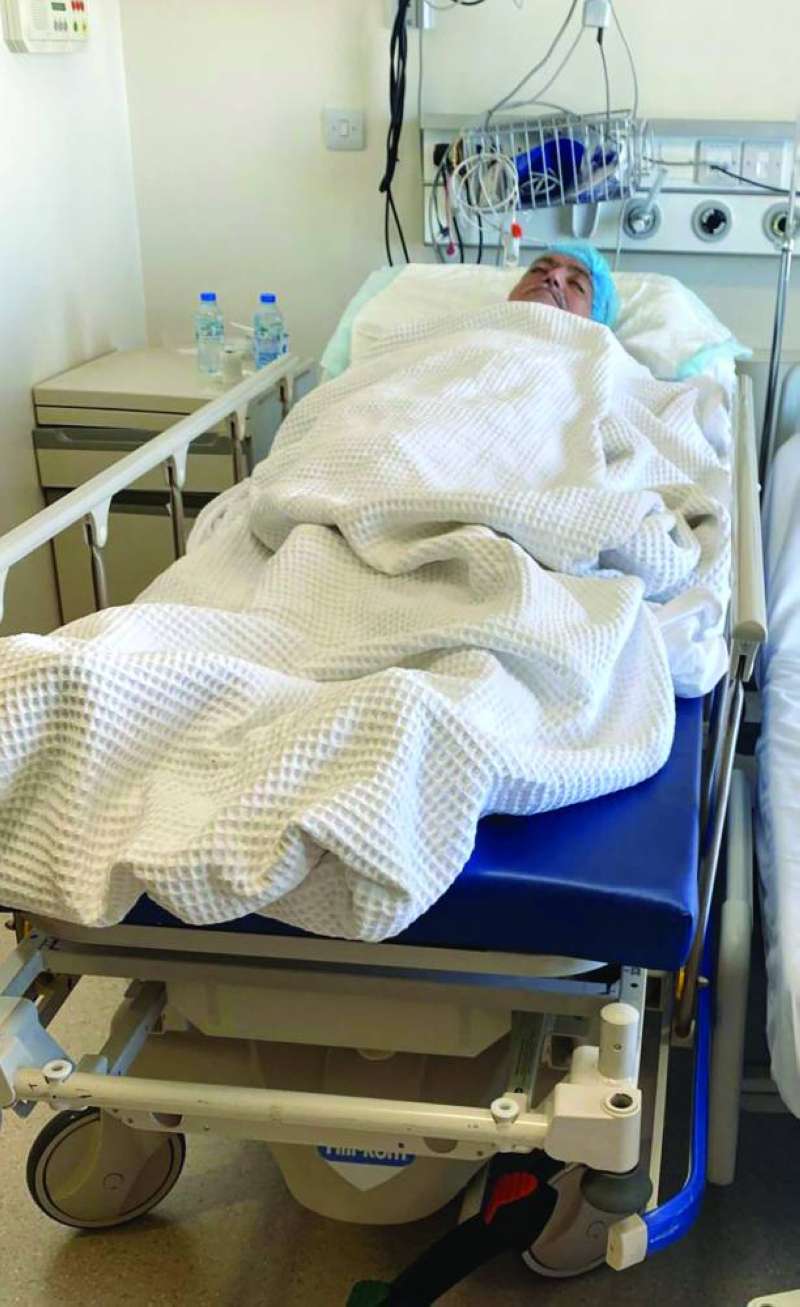 بدر الطيار في المستشفى
