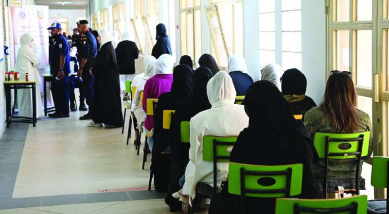 
توافد نسائي كبير