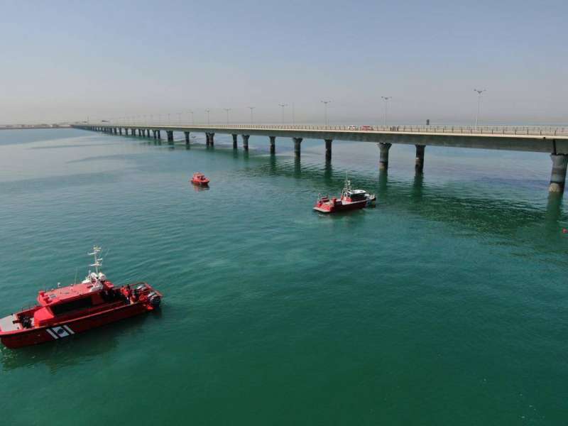 زوارق الإطفاء والإنقاذ البحري تواصل البحث عن المفقود