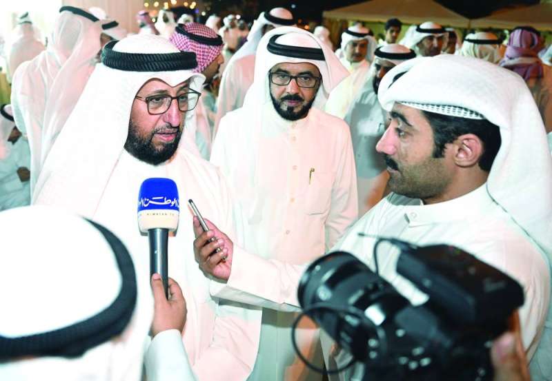 ... ويتحدث للزميل نايف كريم