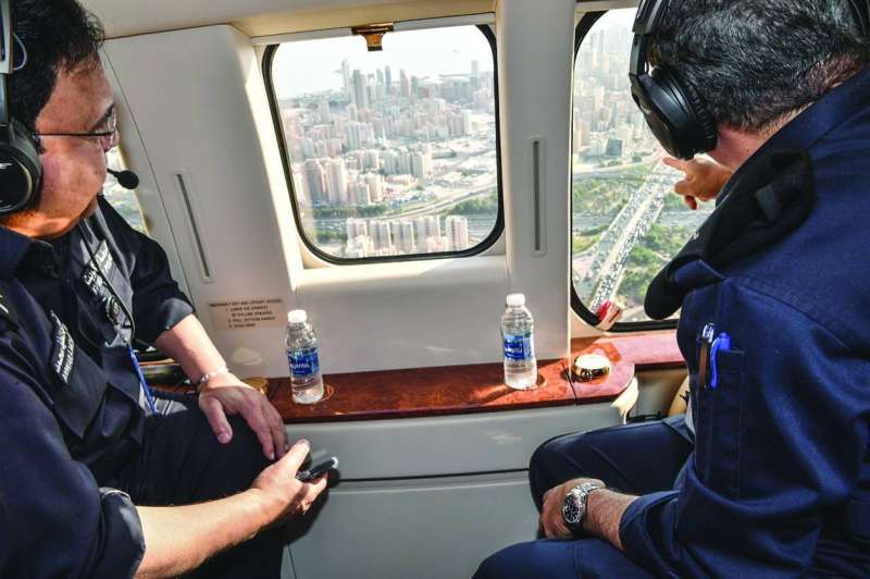 
البرجس يطلع من الجو على الازدحام وقت الذروة الصباحية
