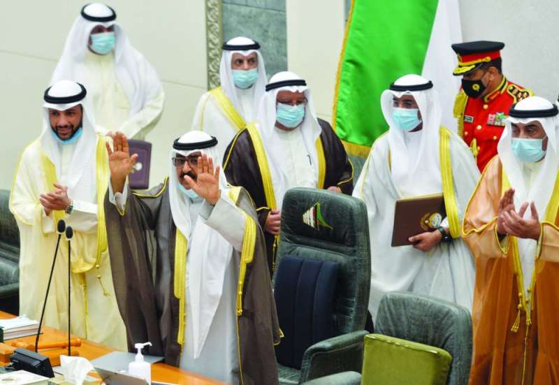 سمو ولي العهد في جلسة أداء القسم (أكتوبر 2020)
