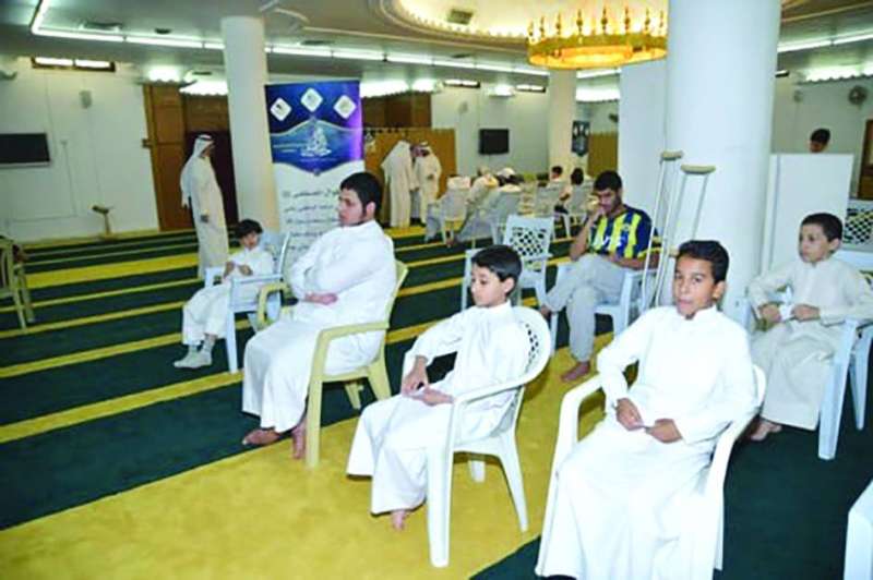 متسابقون ينتظرون الاختبار