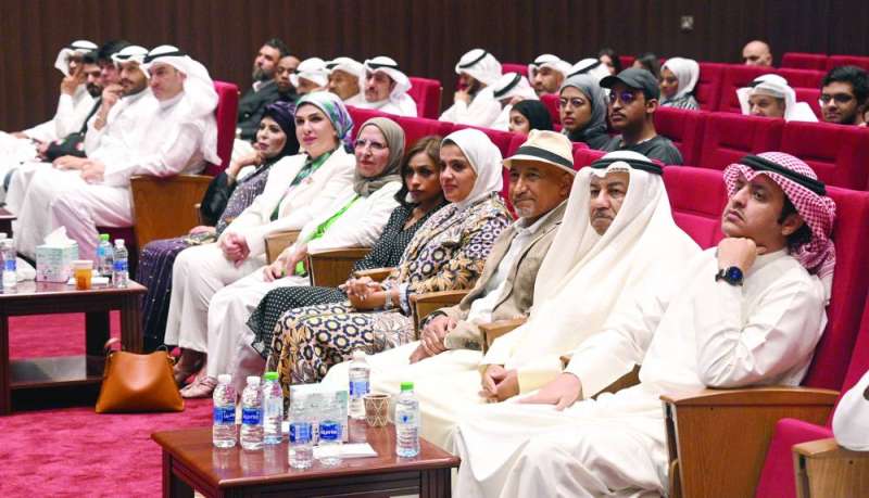  جانب من الحضور في الملتقى 