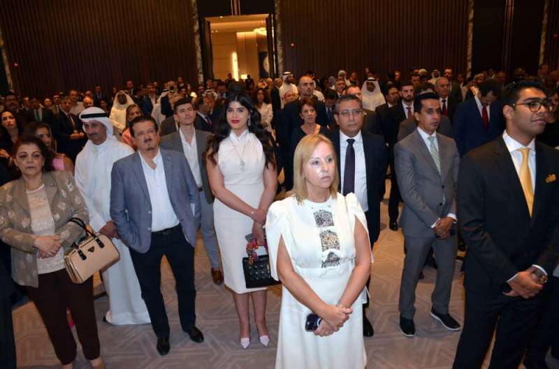 جانب من الحضور الديبلوماسي في الحفل 