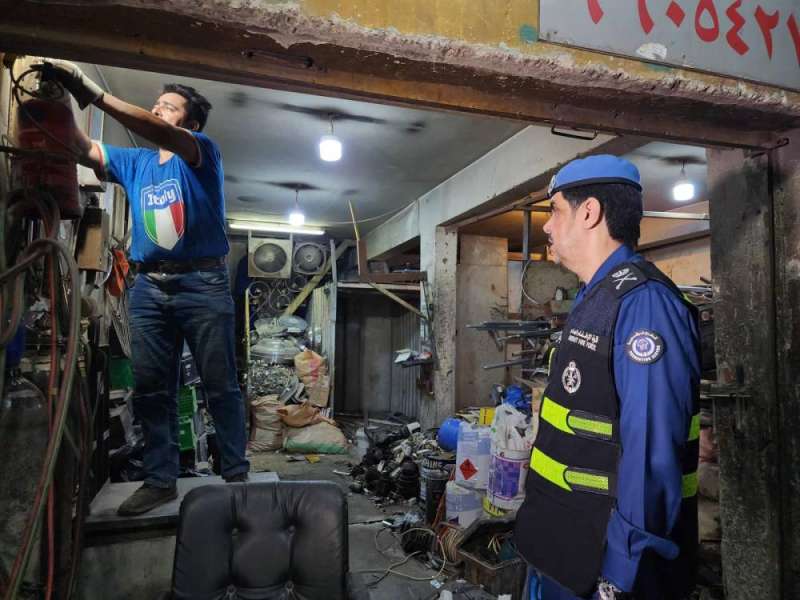 جانب من الجولة التفتيشية