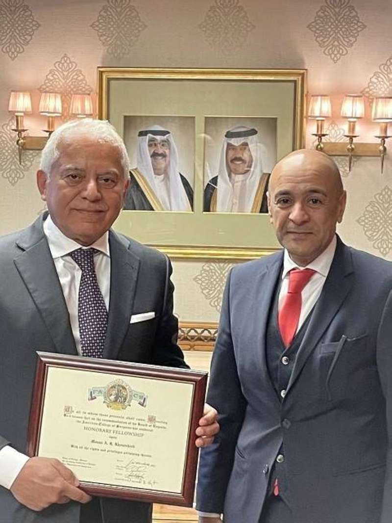 الدكتور موسى خورشيد والسفير جاسم البديوي