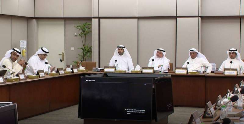 جانب من اجتماع اللجنة المالية