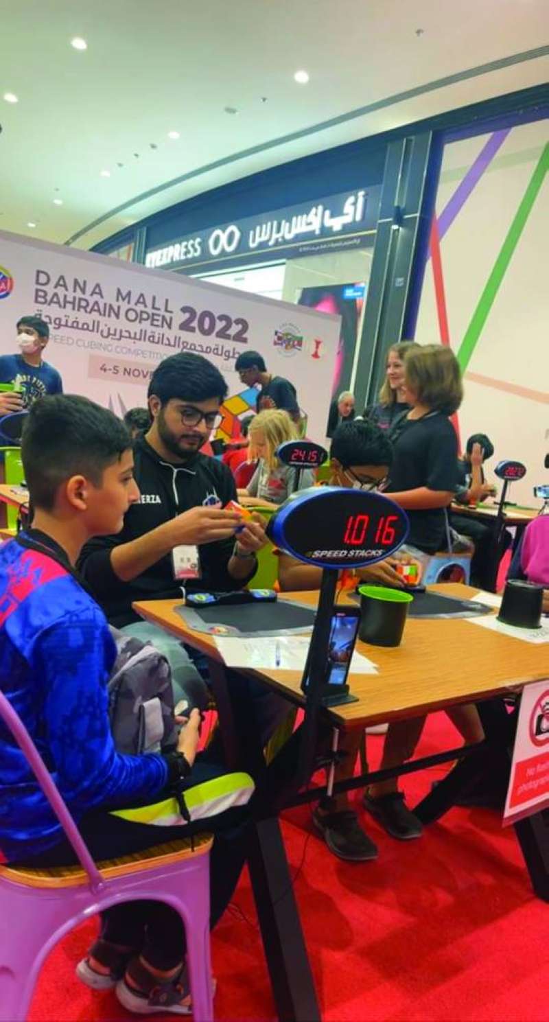 متسابق كويتي خلال المنافسة
