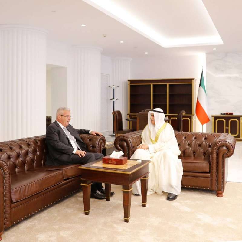 السعدون والسفير الفلسطيني