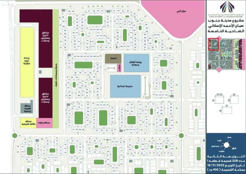 القسائم الخاضعة للقرعة 