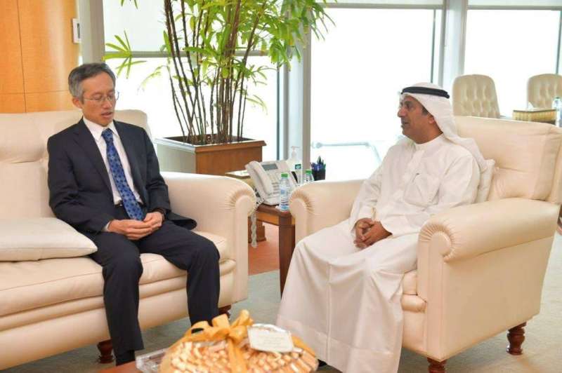 وزير النفط وسفير اليابان