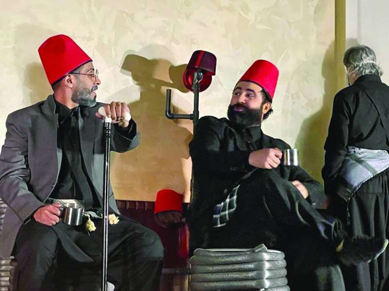 من العرض المسرحي 