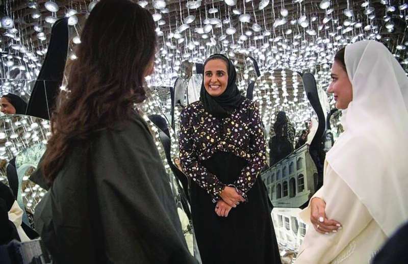 المياسة بنت حمد بن خليفة آل ثاني مع العبدالله والبصيري 