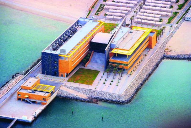 
مخطط مبنى مركز علوم البحار بمنطقة الفنطاس
