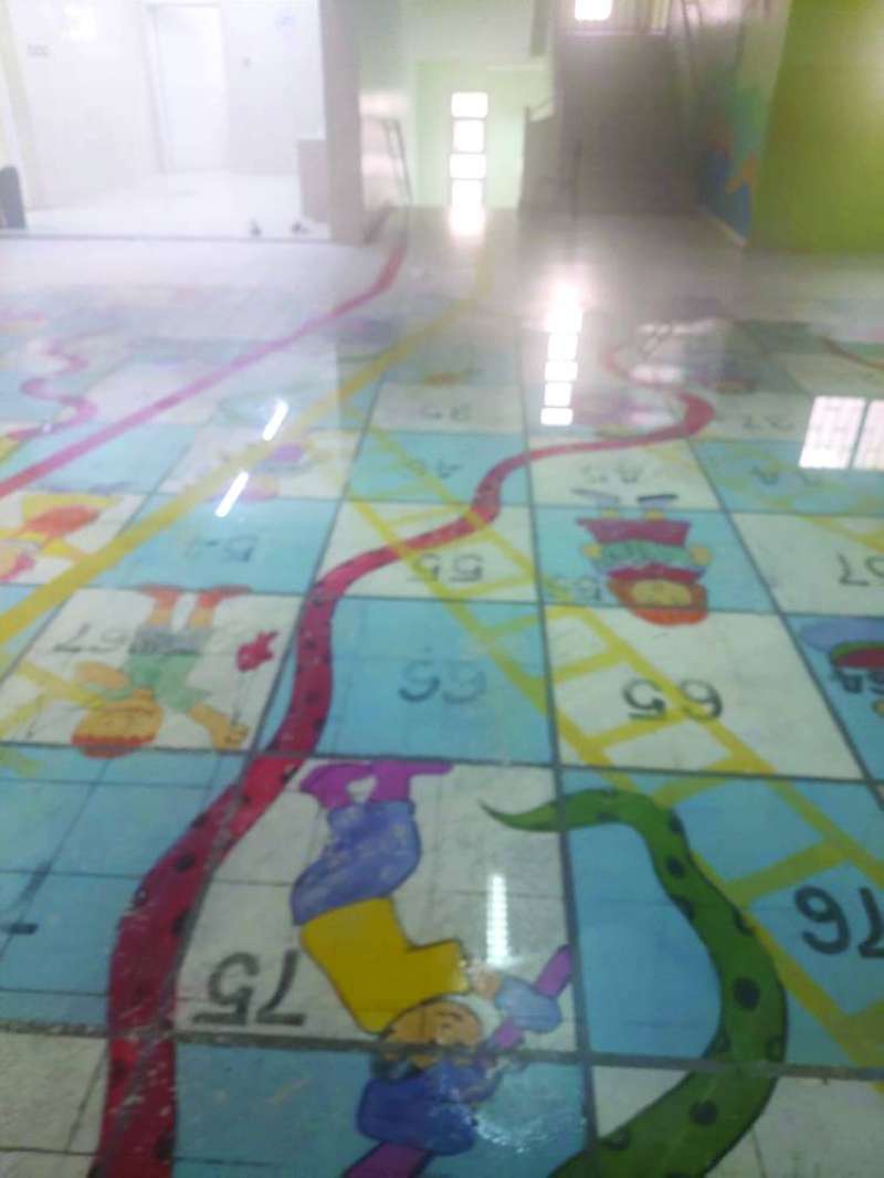 
مياه تجمّعت في روضة