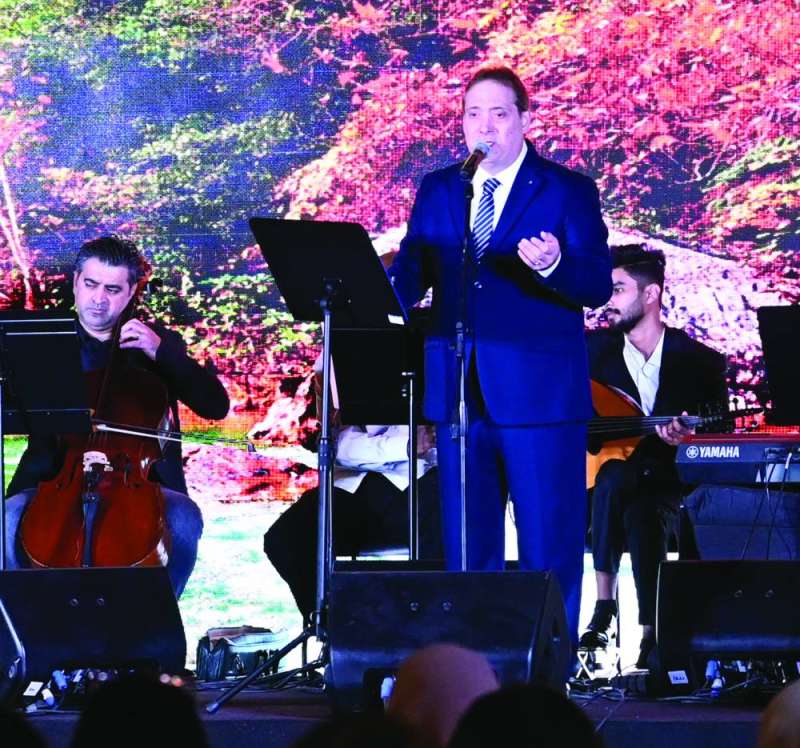 جورج وديع الصافي	 (تصوير أسعد عبدالله) 