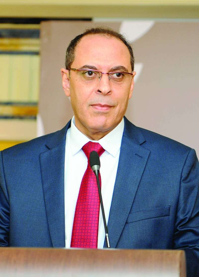 إيهاب النجدي يلقي كلمة لجنة التحكيم 