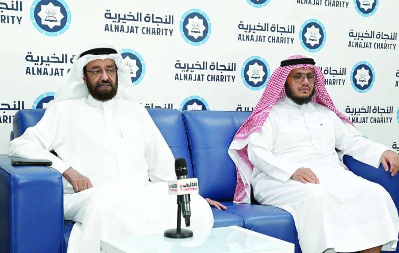 
الشهاب والشقرا في المؤتمر الصحافي	 (تصوير نايف العقلة)
